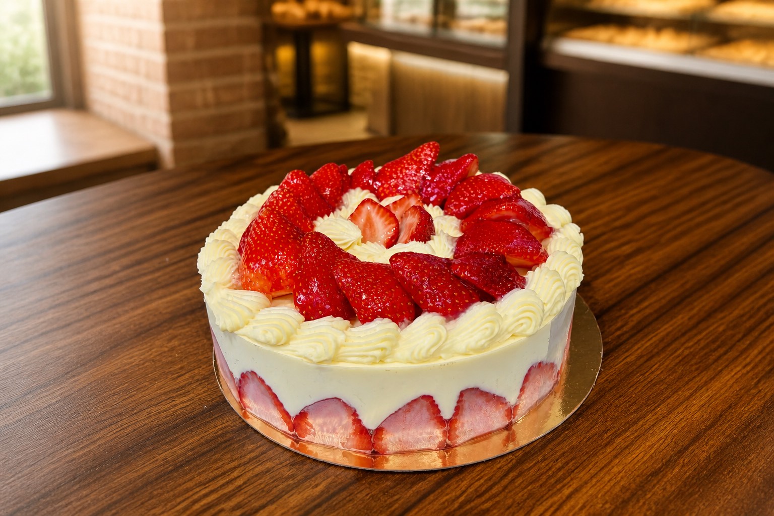 Gâteau aux fraises Bertote