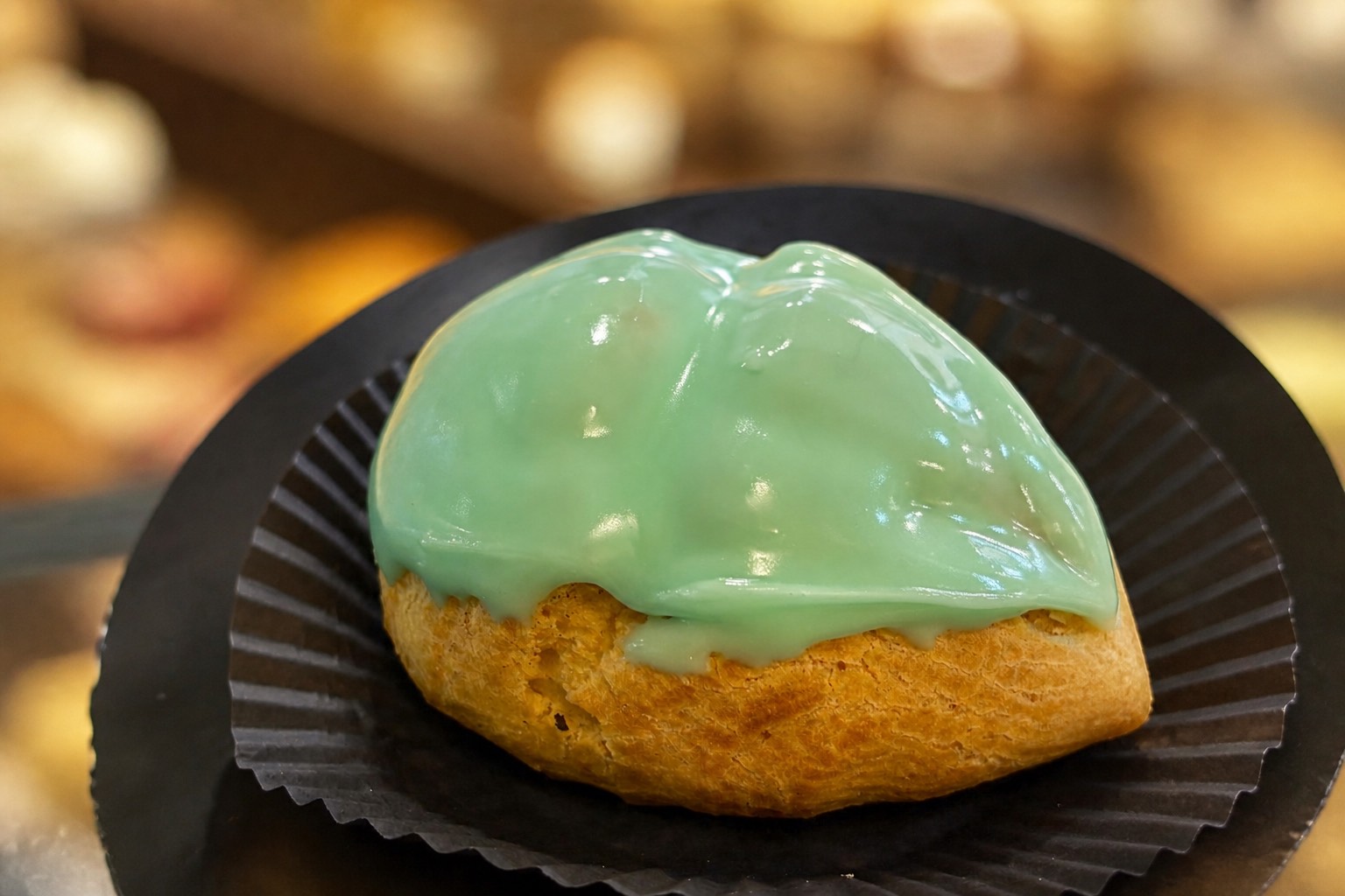 Pâtisserie au glaçage vert Bertote